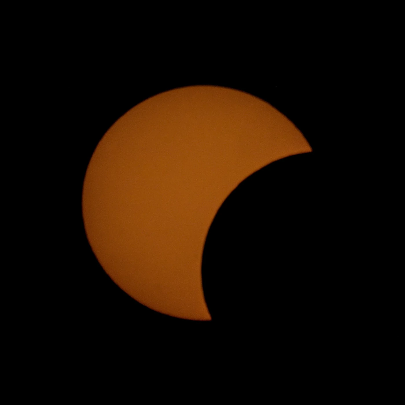 Partielle Sonnenfinsternis am Michelberg in Niederösterreich um 19:46 Uhr
