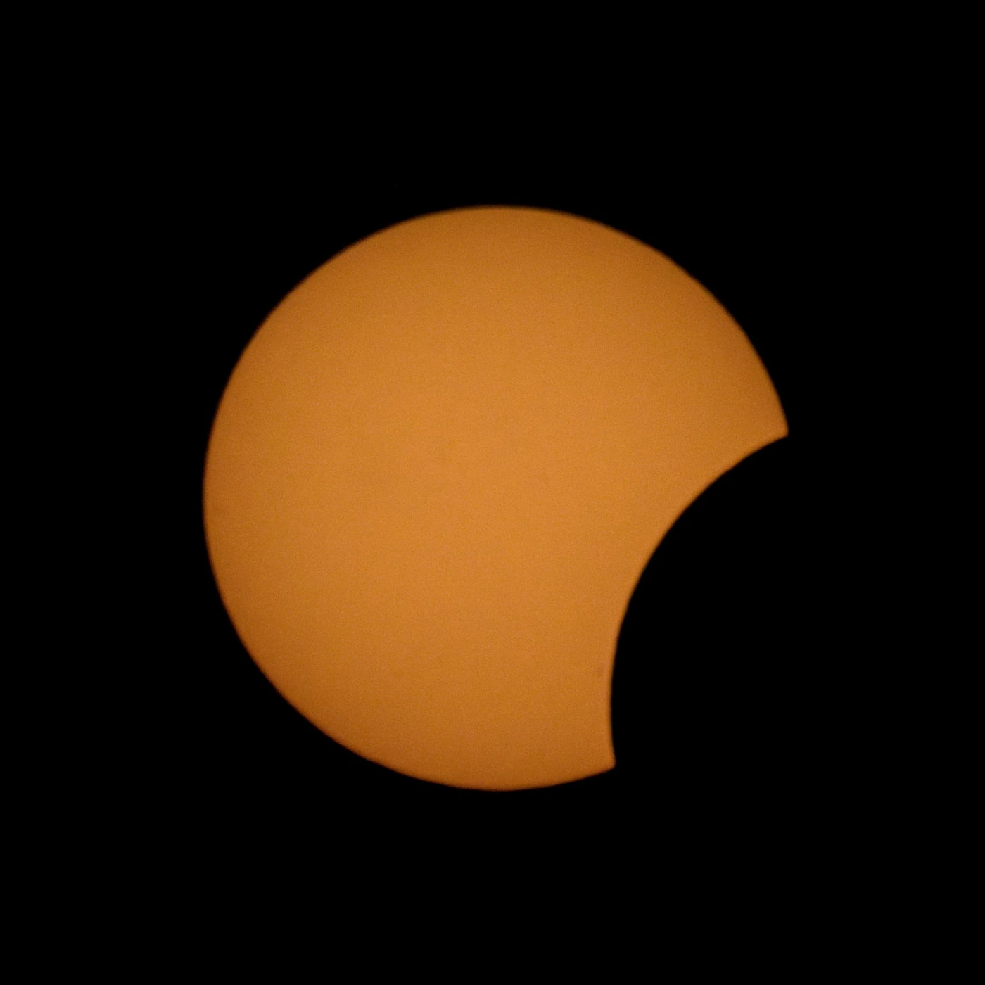 Partielle Sonnenfinsternis am Michelberg in Niederösterreich um 19:35 Uhr