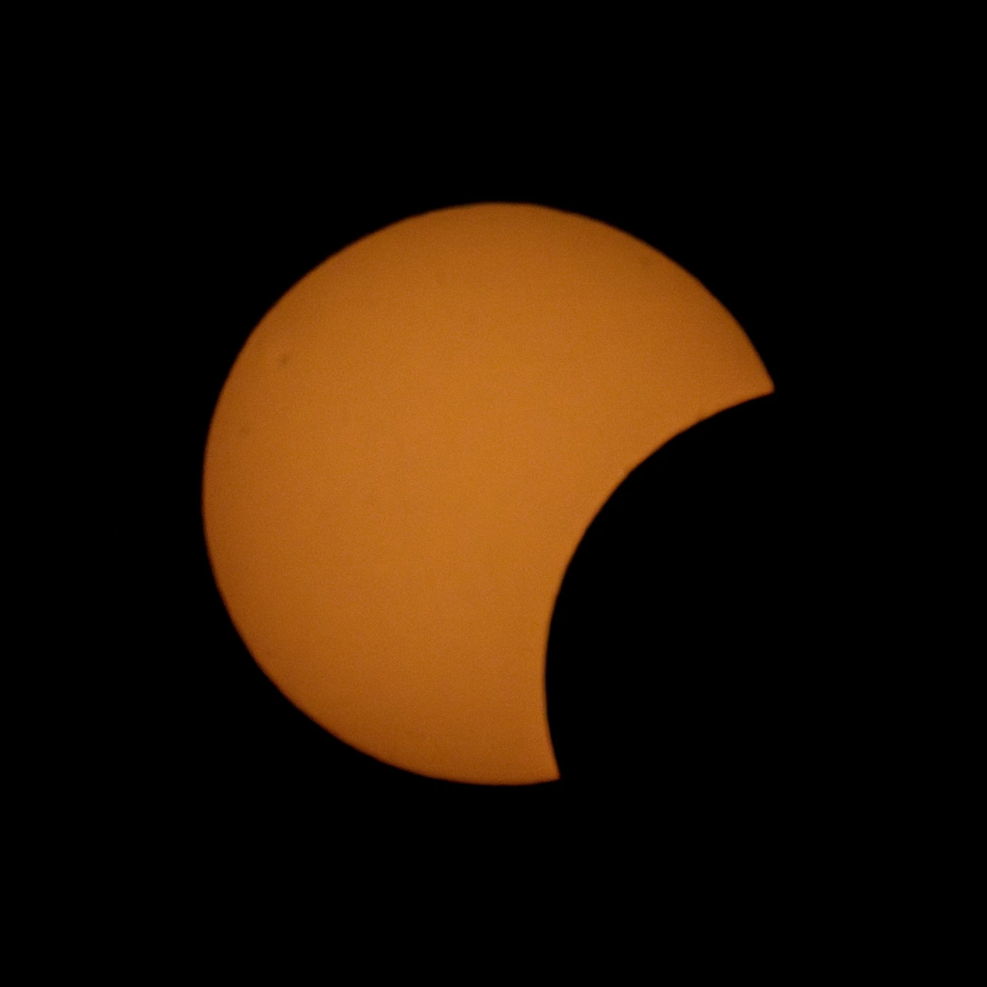 Partielle Sonnenfinsternis am Michelberg in Niederösterreich um 19:41 Uhr